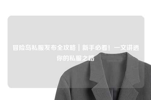 冒险岛私服发布全攻略|新手必看!一文讲透你的私服之路